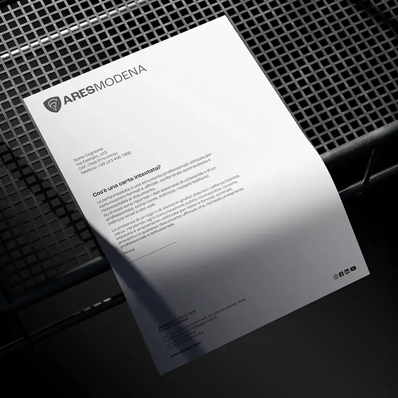 ARES Modena branded A4 paper