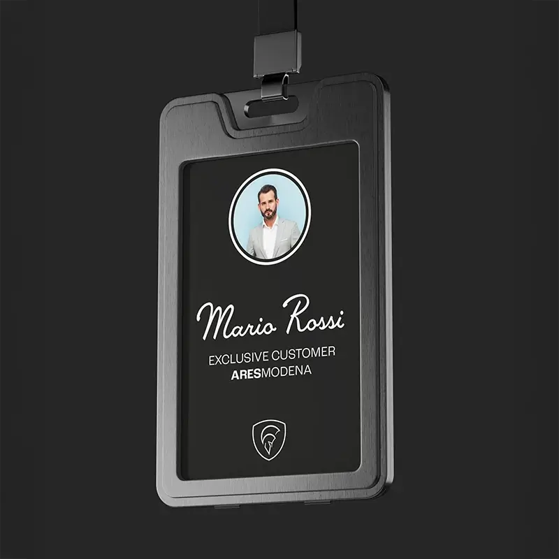 ARES Modena metallic badge