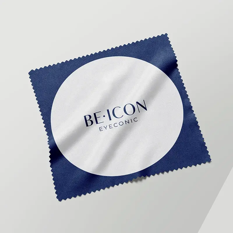 BE•ICON custom microfiber cloth
