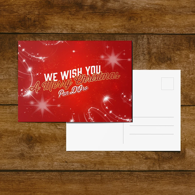 Pan D'Oro custom postcard