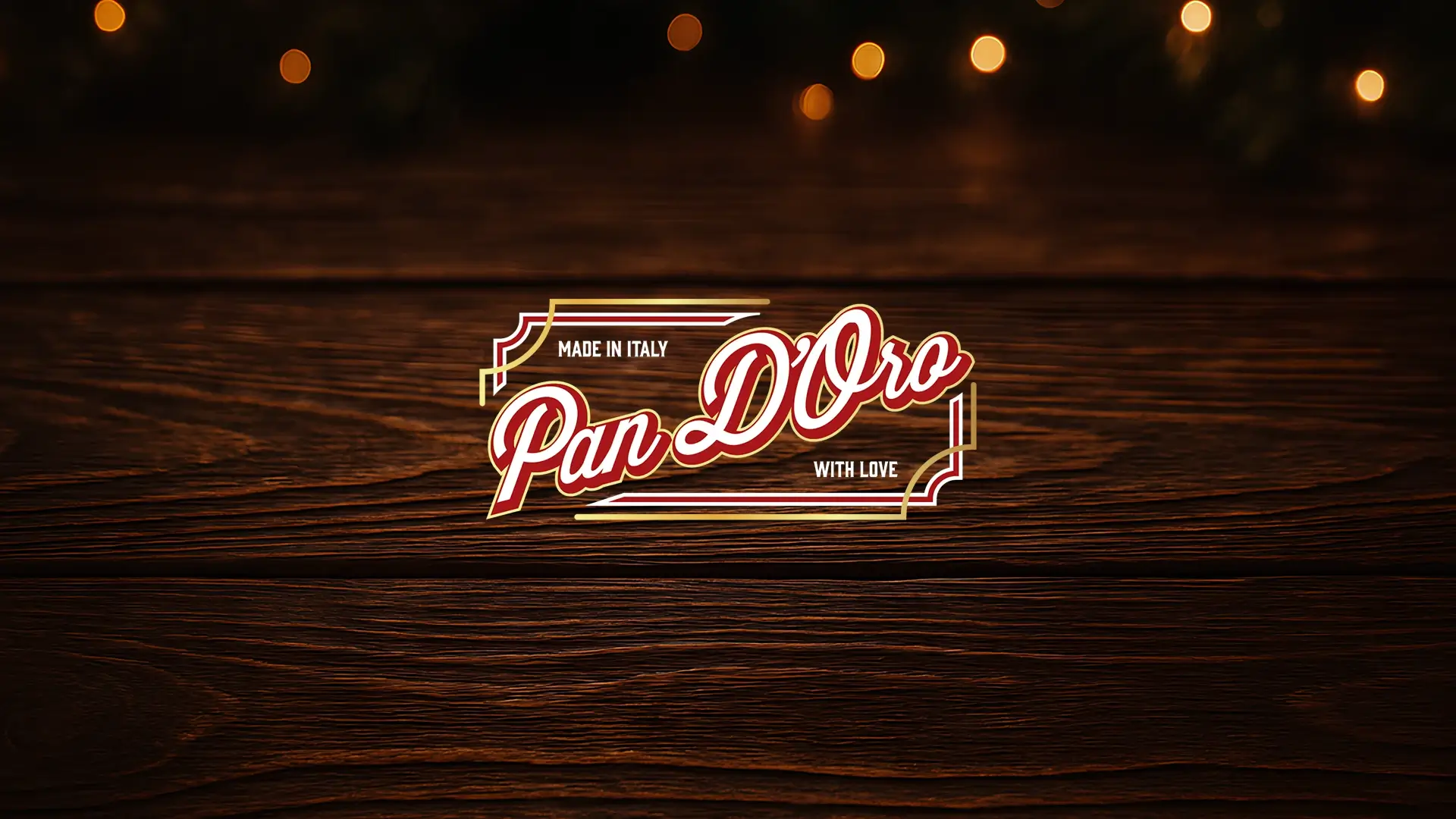 Hero image for the Pan D'Oro project showing the logo