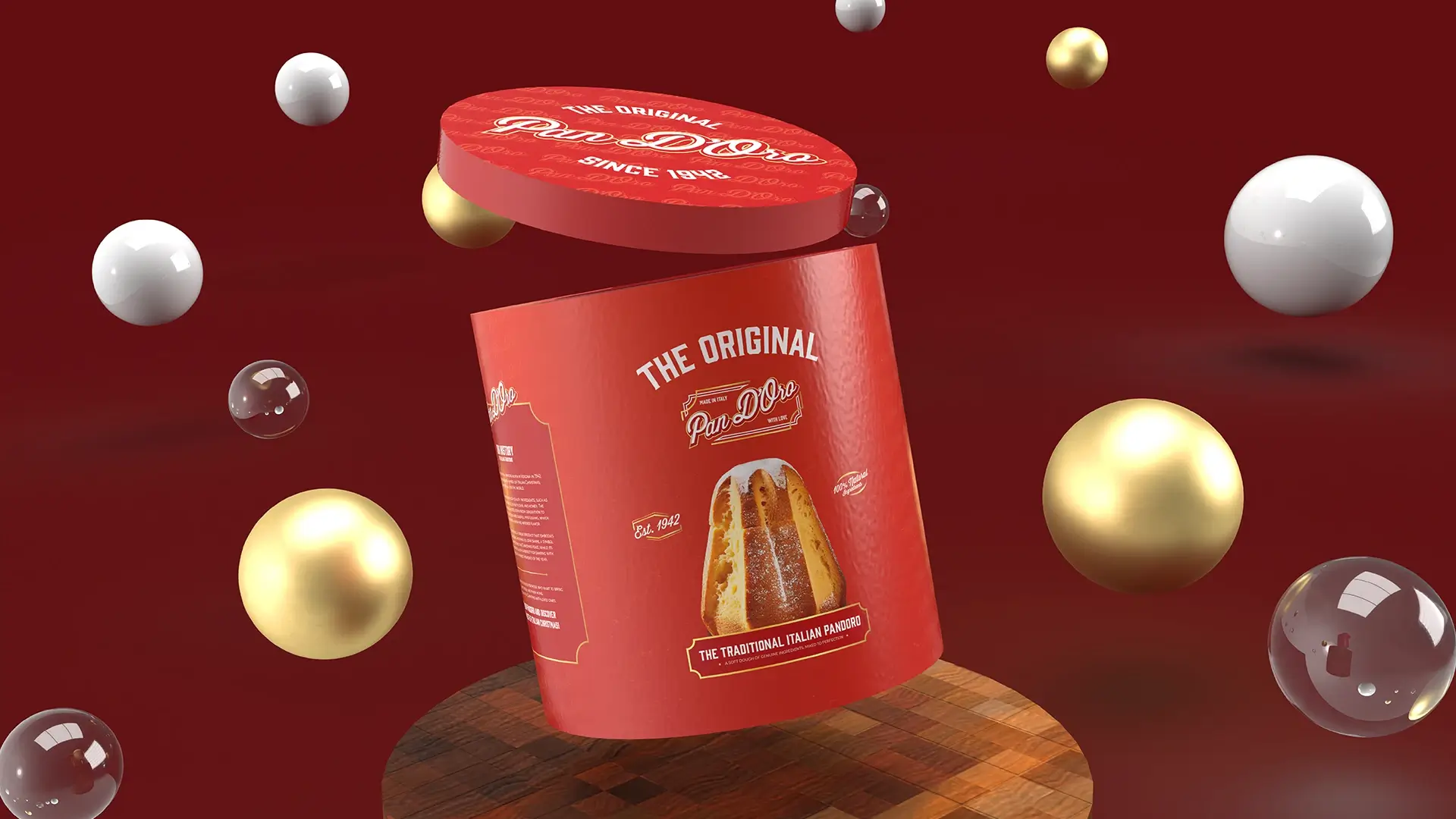 Pan D'Oro product packaging
